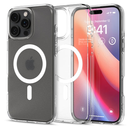 MagSafe Case for Apple iPhone 16 Pro, Spigen, Ultra Hybrid, Satin Transparent ACS08133
