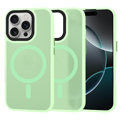 MagSafe Case for Apple iPhone 16 Pro, Techsuit, HaloFrost, Light Green