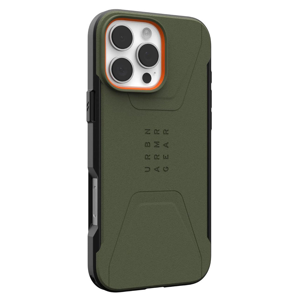 MagSafe Case for Apple iPhone 16 Pro, Urban Armor Gear, Civilian, Green
