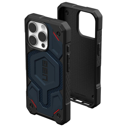 MagSafe Case for Apple iPhone 16 Pro, Urban Armor Gear, Monarch Pro Kevlar, Navy Blue