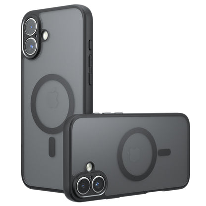 MagSafe Case for Apple iPhone 16, Techsuit, PureFrost, Satin Black