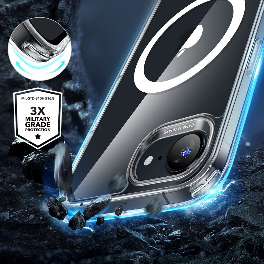 MagSafe Case for Apple iPhone 17e / 16e, ESR, Classic Hybrid, Transparent