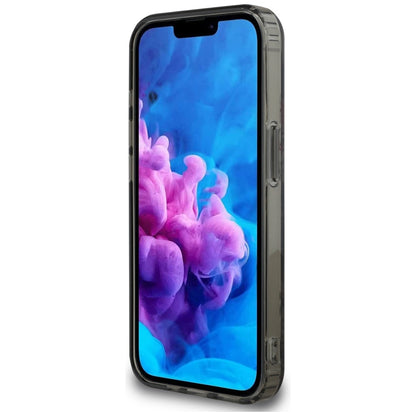 MagSafe Case for Apple iPhone 16e, Guess, IML Flowers, Black