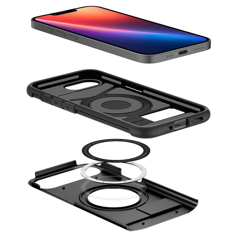 MagSafe Case for Apple iPhone 17e / 16e, Spigen, Slim Armor, Black