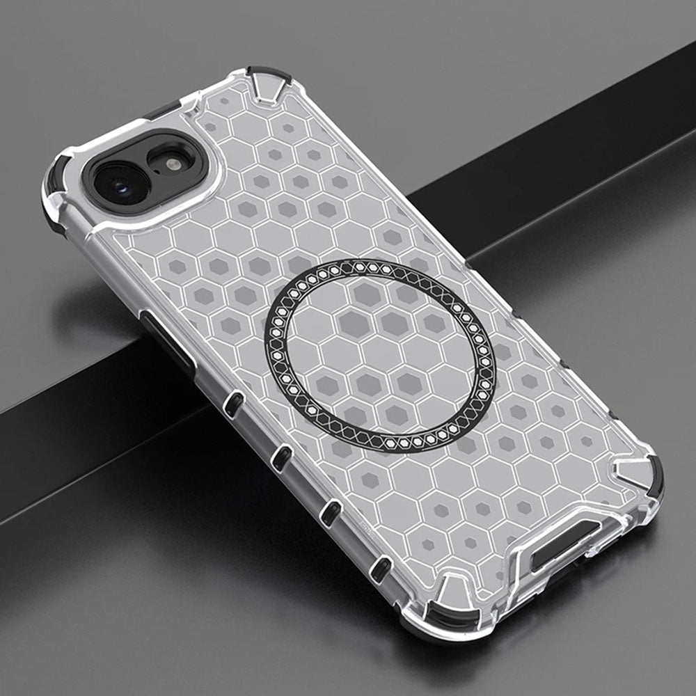 MagSafe Case for Apple iPhone 17e / 16e, Techsuit, HoneyComb Shield, Black