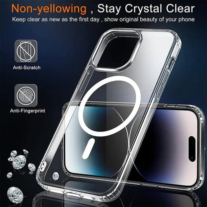 MagSafe Case for Apple iPhone 17e / 16e, Techsuit, Pro, Transparent