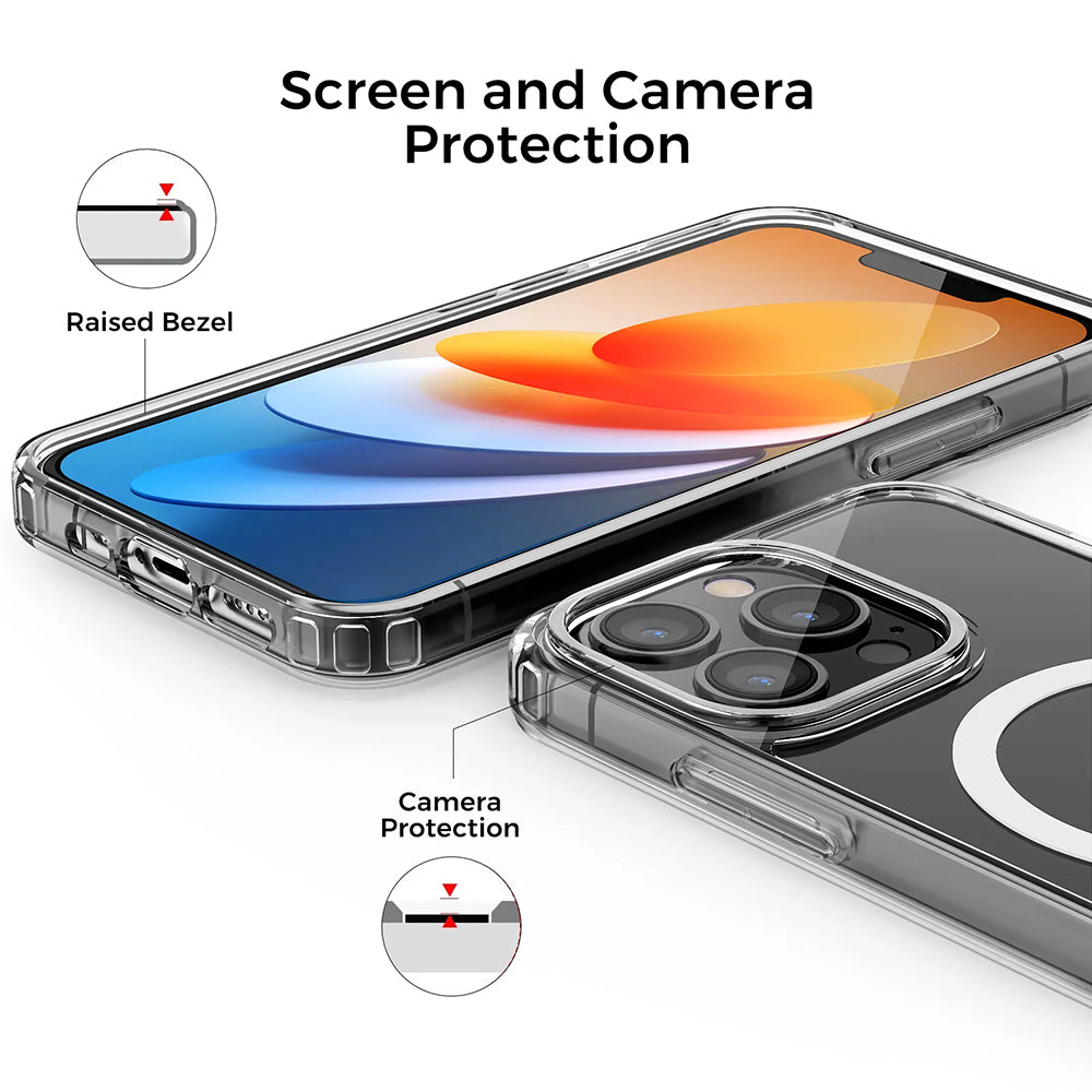 MagSafe Case for Apple iPhone 17e / 16e, Techsuit, Pro, Transparent
