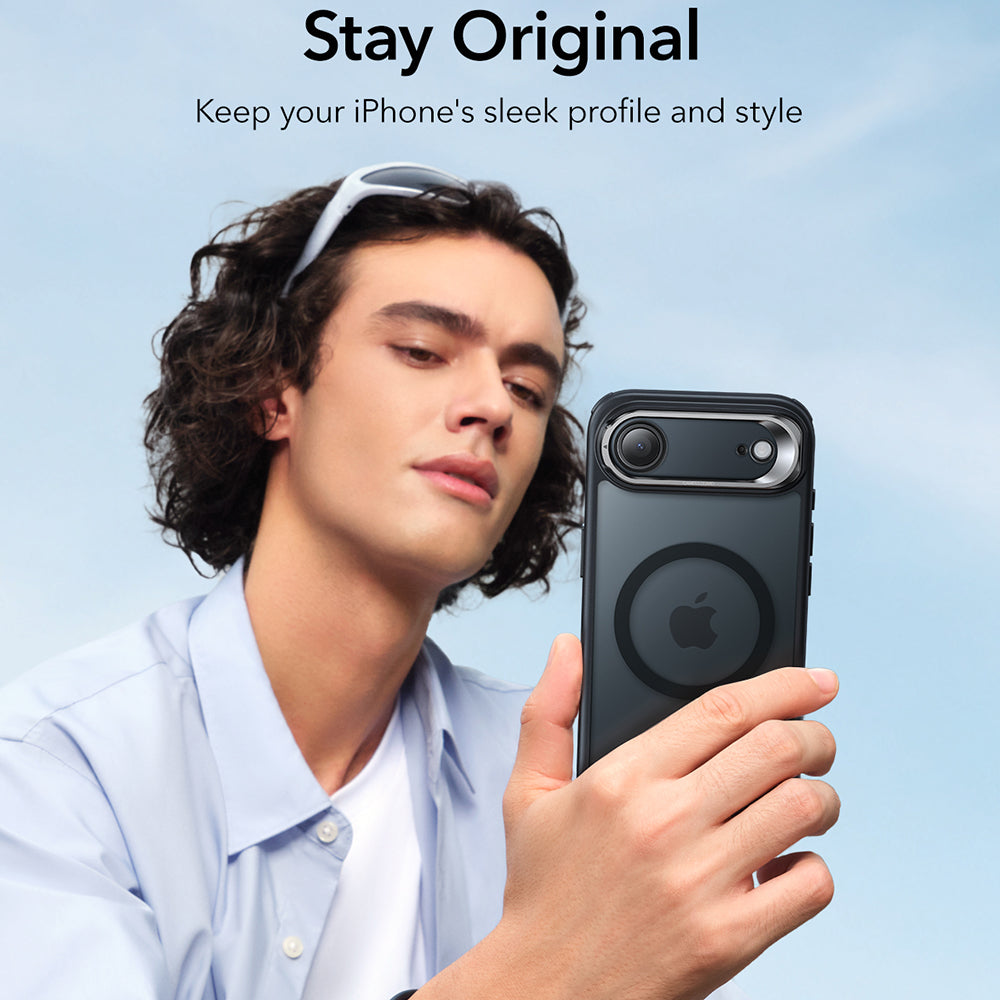 MagSafe Case for Apple iPhone 17 Air, ESR, Classic Hybrid Kickstand, Satin Black