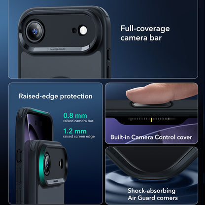 MagSafe Case for Apple iPhone 17 Air, ESR, Classic Hybrid, Satin Black