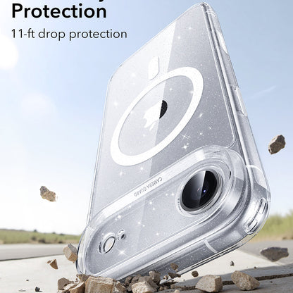 MagSafe Case for Apple iPhone 17 Air, ESR, Classic Hybrid Shimmer, Transparent