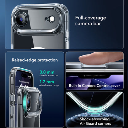 MagSafe Case for Apple iPhone 17 Air, ESR, Classic Hybrid, Transparent