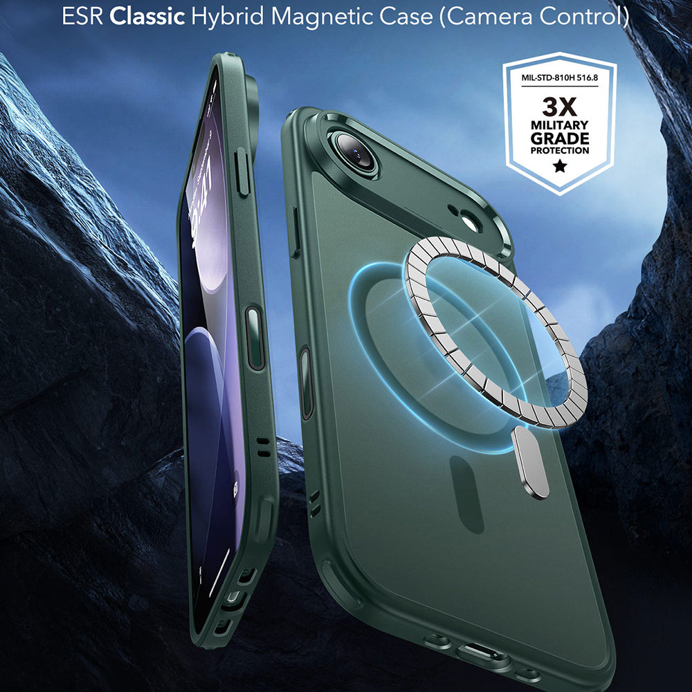 MagSafe Case for Apple iPhone 17 Air, ESR, Classic Hybrid, Satin Green