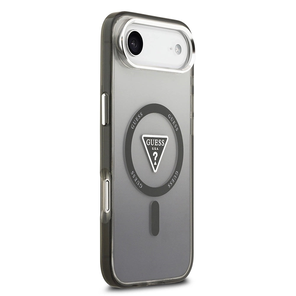 MagSafe Case for Apple iPhone 17 Air, Guess, IML Gradient Triangle Logo, Black