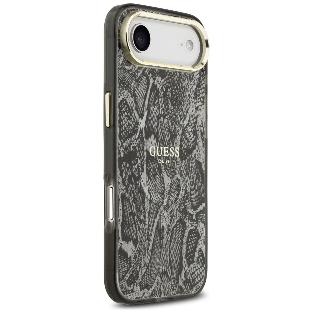 MagSafe Case for Apple iPhone 17 Air, Guess, Python Pattern, Black