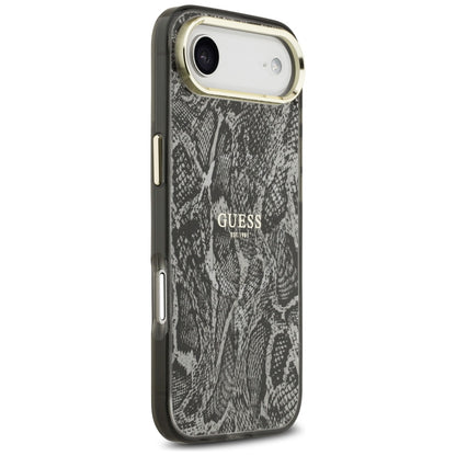 MagSafe Case for Apple iPhone 17 Air, Guess, Python Pattern, Black