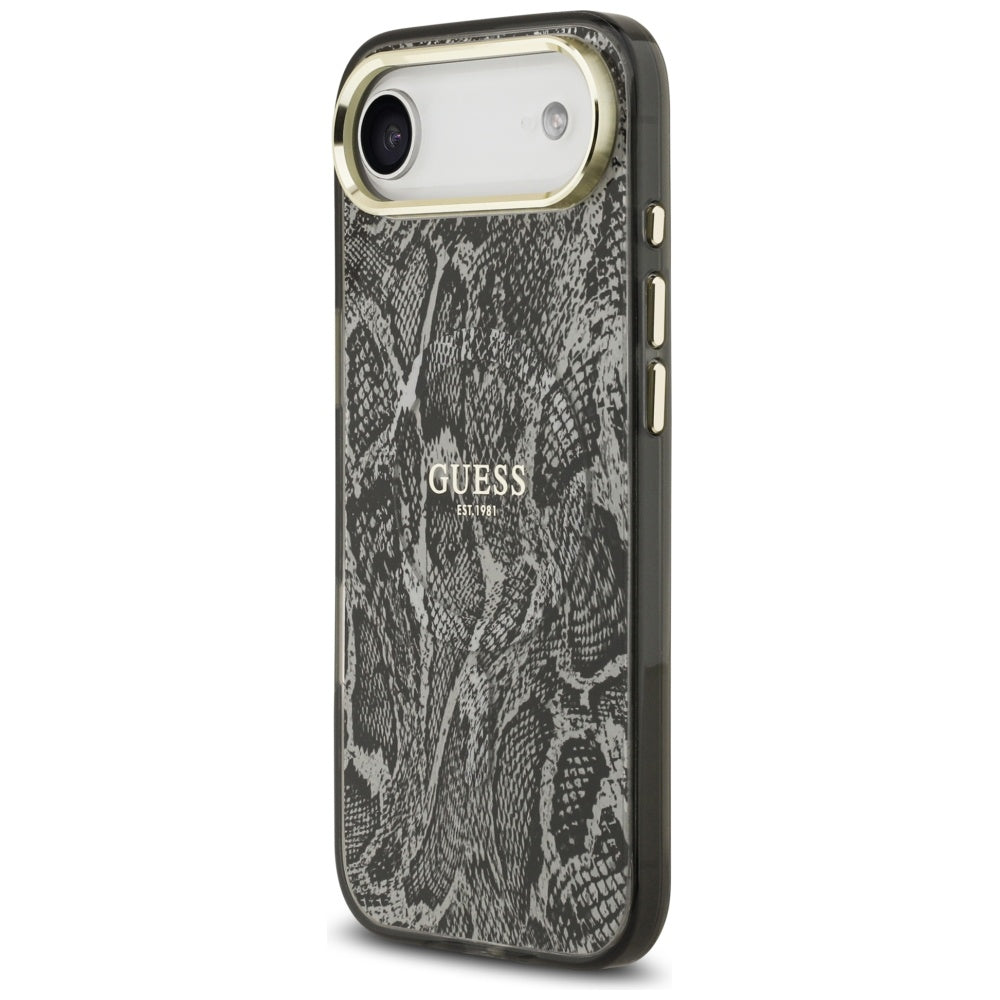 MagSafe Case for Apple iPhone 17 Air, Guess, Python Pattern, Black