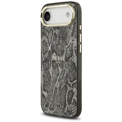 MagSafe Case for Apple iPhone 17 Air, Guess, Python Pattern, Black