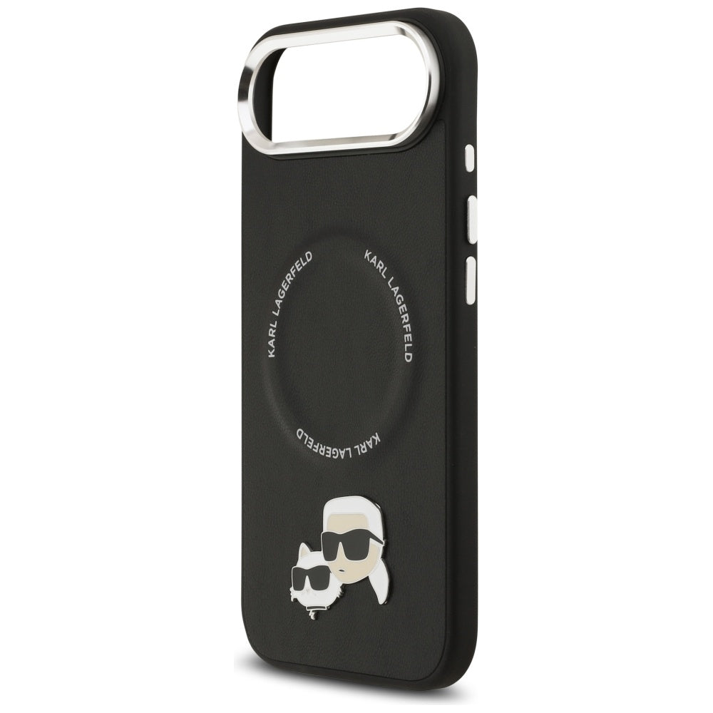 MagSafe Case for Apple iPhone 17 Air, Karl Lagerfeld, Karl & Choupette Pins, Black
