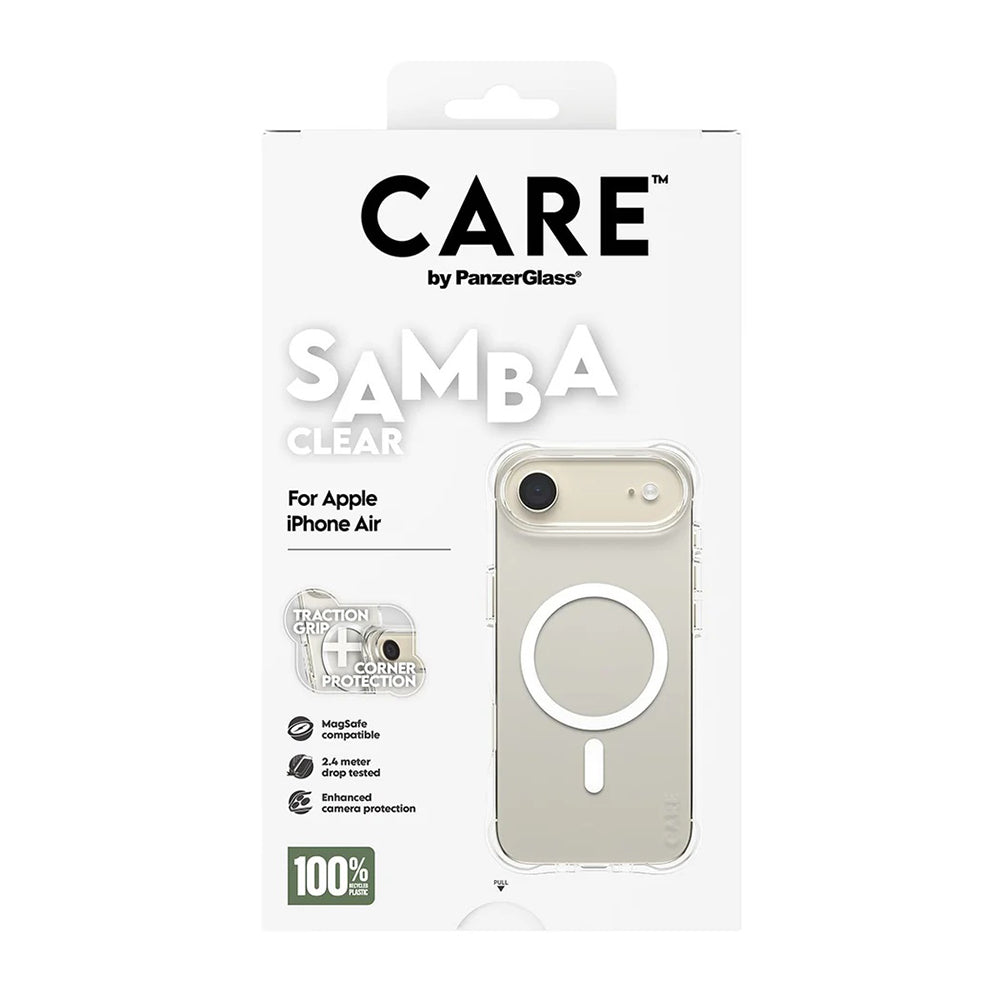 MagSafe Case for Apple iPhone 17 Air, PanzerGlass, Fashionable Care, White Transparent