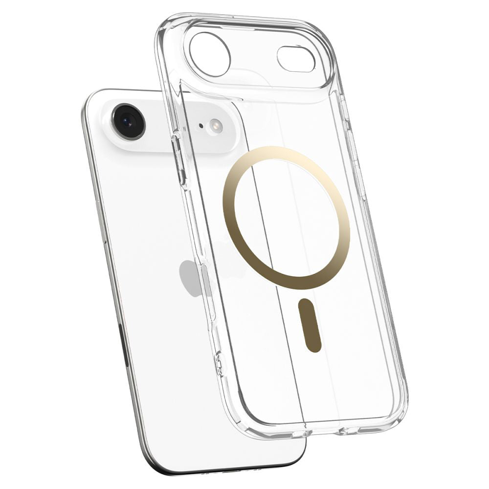MagSafe Case for Apple iPhone 17 Air, Spigen, Ultra Hybrid, Transparent Gold