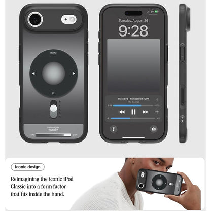 MagSafe Case for Apple iPhone 17 Air, Spigen, Ultra Hybrid Classic, Black