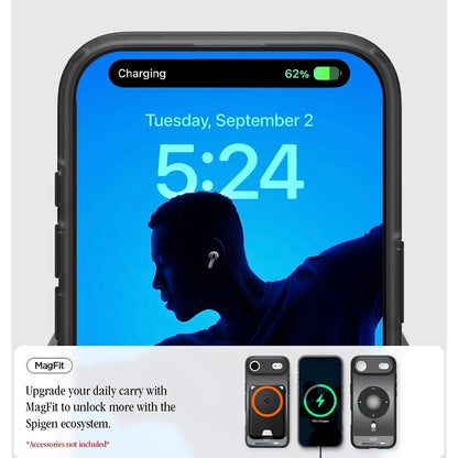 MagSafe Case for Apple iPhone 17 Air, Spigen, Ultra Hybrid Classic, Black