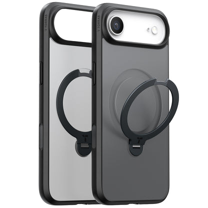 MagSafe Case for Apple iPhone 17 Air, Torras, Ostand Spin, Black
