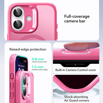 MagSafe Case for Apple iPhone 17, ESR, Classic Hybrid, Satin Pink