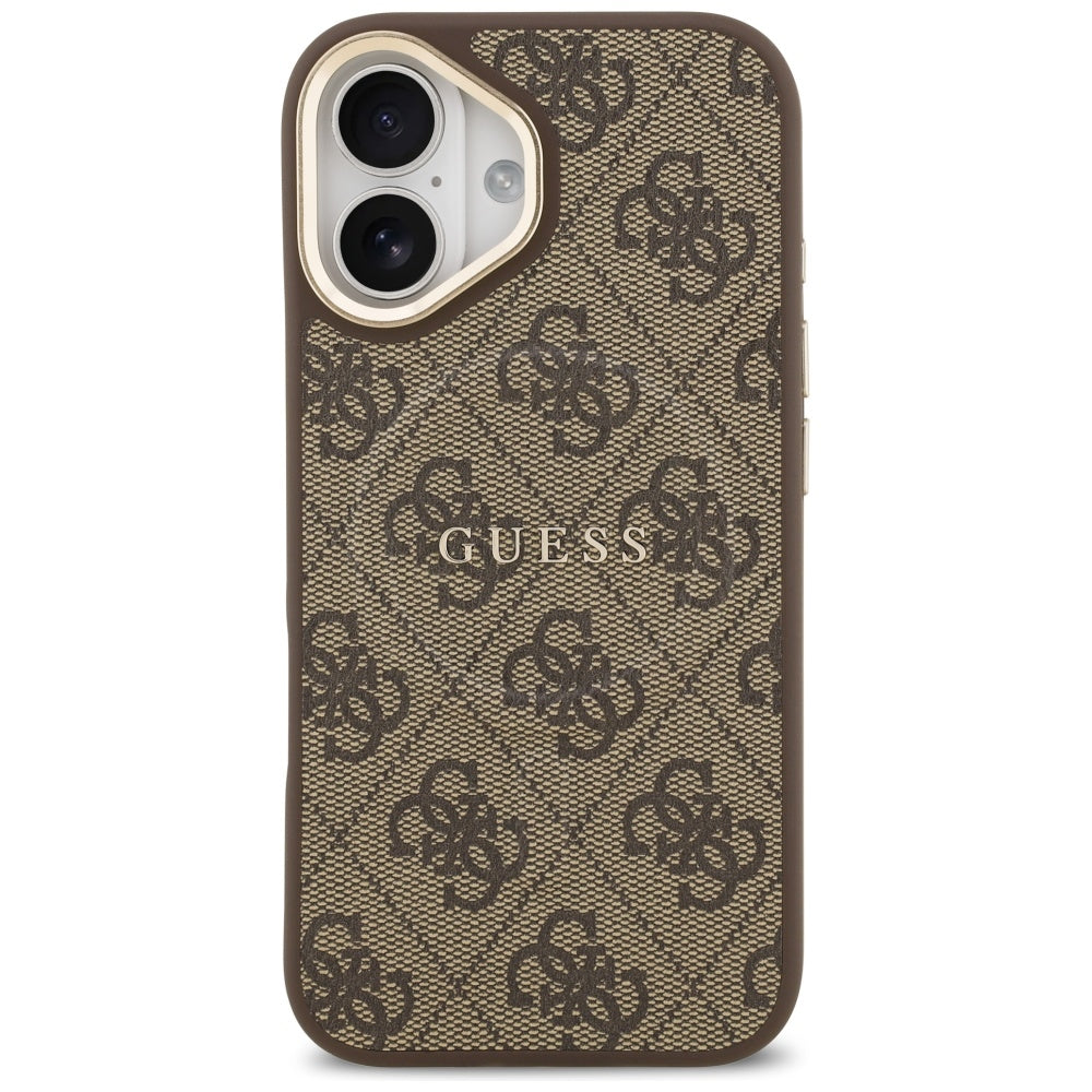 MagSafe Case for Apple iPhone 17, Guess, 4G Classic, Brown