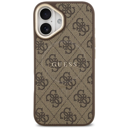MagSafe Case for Apple iPhone 17, Guess, 4G Classic, Brown