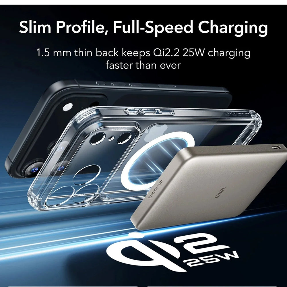 MagSafe Case for Apple iPhone 17 Pro, ESR, Classic Hybrid, Transparent