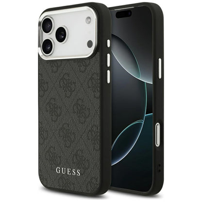 MagSafe Case for Apple iPhone 17 Pro Max, Guess, 4G Classic Logo, Black