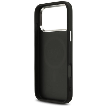 MagSafe Case for Apple iPhone 17 Pro Max, Guess, 4G Classic Logo, Black