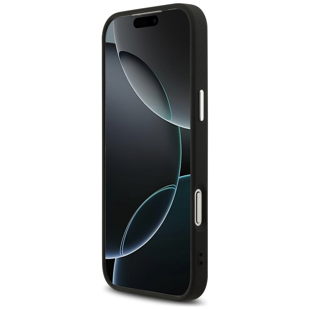 MagSafe Case for Apple iPhone 17 Pro Max, Guess, 4G Classic Logo, Black