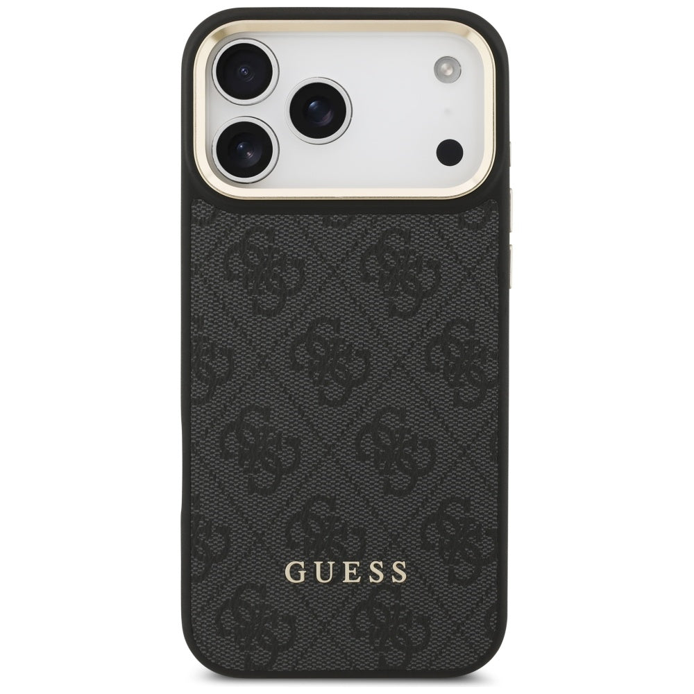 MagSafe Case for Apple iPhone 17 Pro Max, Guess, 4G Card Slot, Black