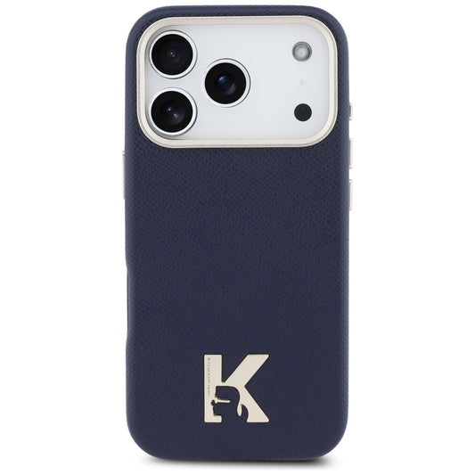 MagSafe Case for Apple iPhone 17 Pro Max, Karl Lagerfeld, Karl Head Logo, Blue