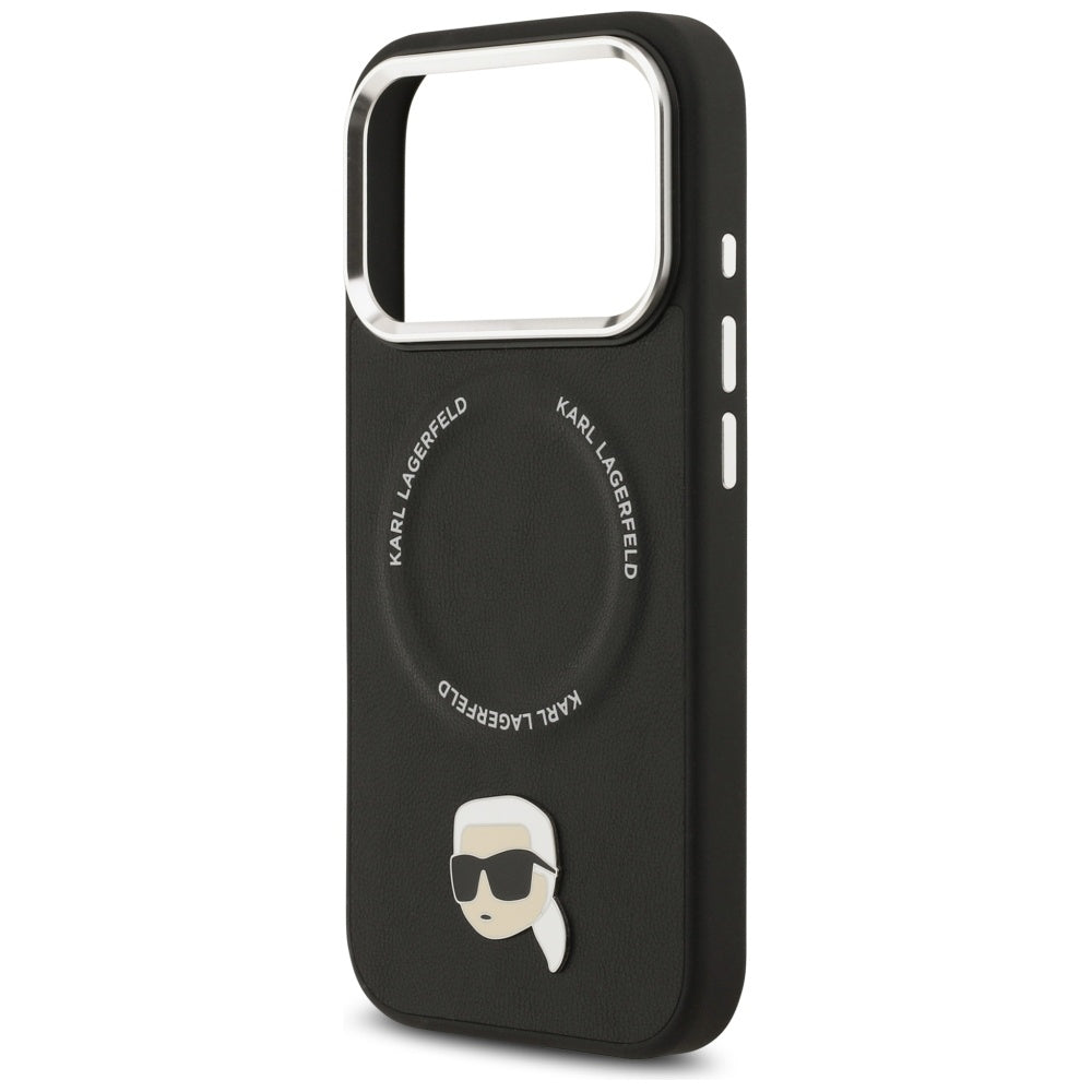 MagSafe Case for Apple iPhone 17 Pro Max, Karl Lagerfeld, Karl Pin, Black