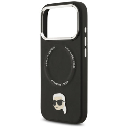 MagSafe Case for Apple iPhone 17 Pro Max, Karl Lagerfeld, Karl Pin, Black