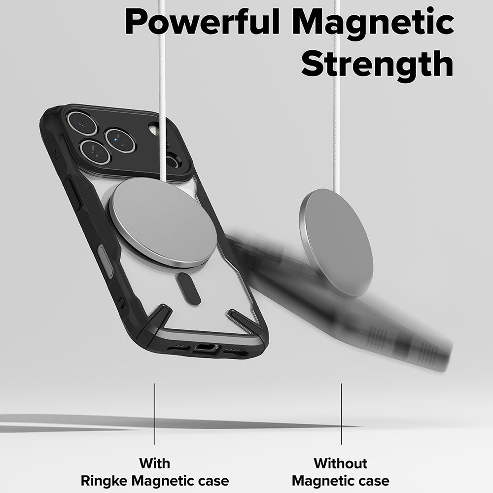 MagSafe Case for Apple iPhone 17 Pro Max, Ringke, Fusion X, Black