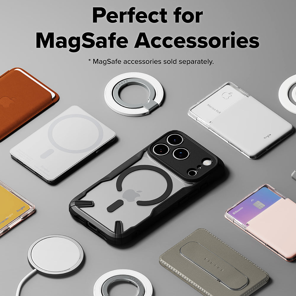 MagSafe Case for Apple iPhone 17 Pro Max, Ringke, Fusion X, Black
