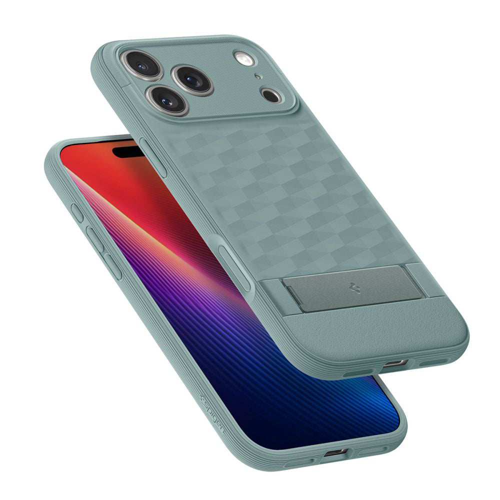 MagSafe Case for Apple iPhone 17 Pro Max, Spigen, Caseology Parallax S, Green