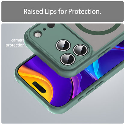 MagSafe Case for Apple iPhone 17 Pro Max, Techsuit, HaloFrost II, Green
