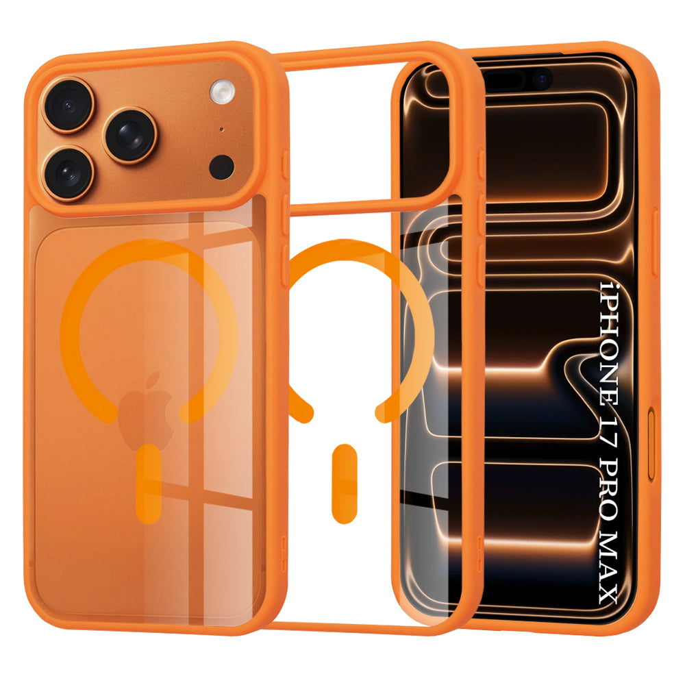 MagSafe Case for Apple iPhone 17 Pro Max, Techsuit, Pro, Orange