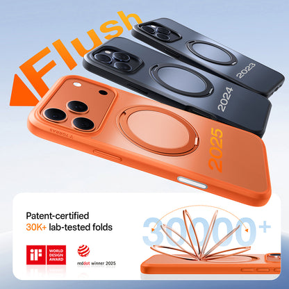 MagSafe Case for Apple iPhone 17 Pro Max, Torras, Ostand Pro, Orange