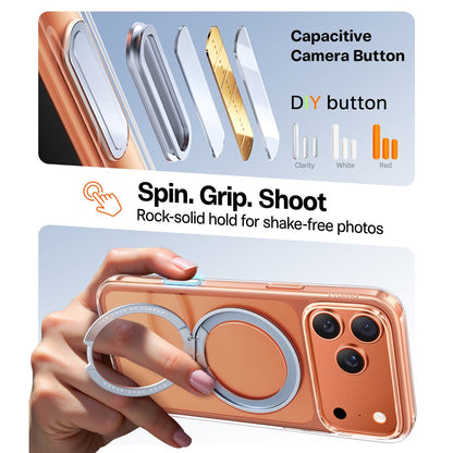MagSafe Case for Apple iPhone 17 Pro Max, Torras, Ostand Pro, Transparent