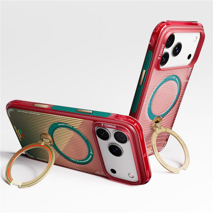 MagSafe Case for Apple iPhone 17 Pro Max, Torras, Ostand Q3 Air, Wave of Passion