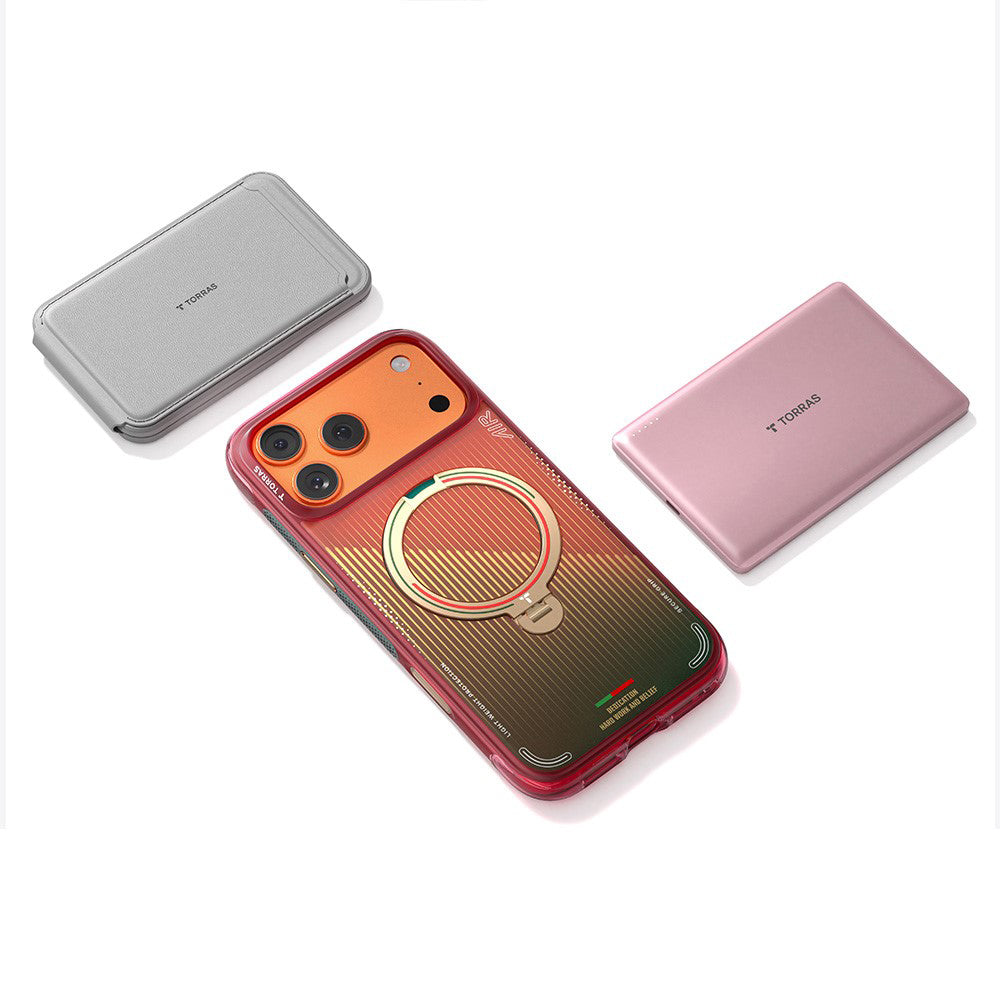 MagSafe Case for Apple iPhone 17 Pro Max, Torras, Ostand Q3 Air, Wave of Passion