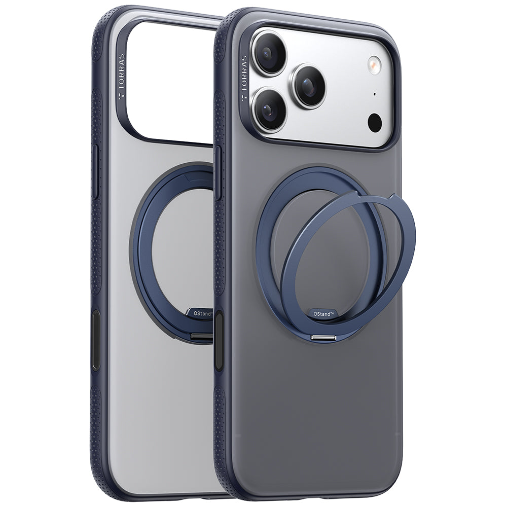 MagSafe Case for Apple iPhone 17 Pro Max, Torras, Ostand R Fitness, Blue