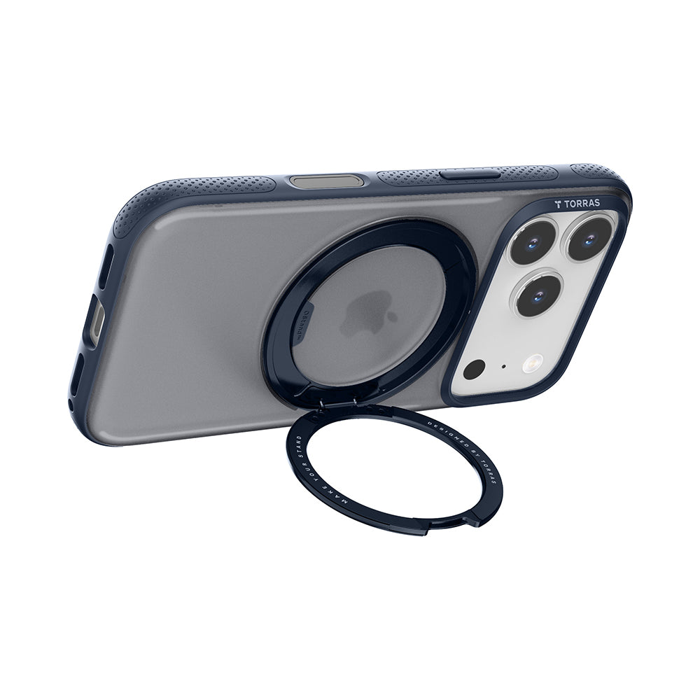 MagSafe Case for Apple iPhone 17 Pro Max, Torras, Ostand R Fitness, Blue