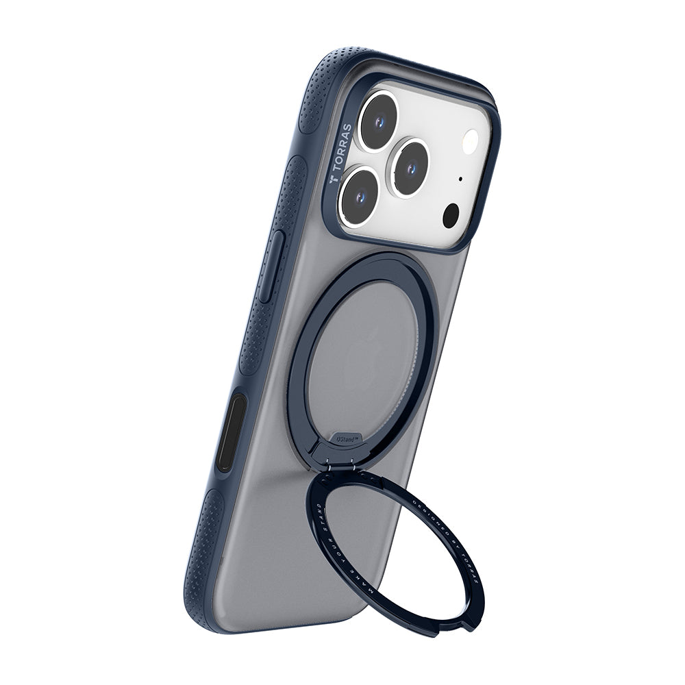 MagSafe Case for Apple iPhone 17 Pro Max, Torras, Ostand R Fitness, Blue